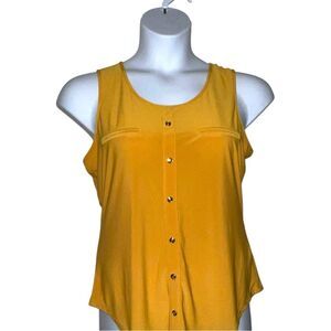 Fifty street gold colored sleeveless top. Cute top.